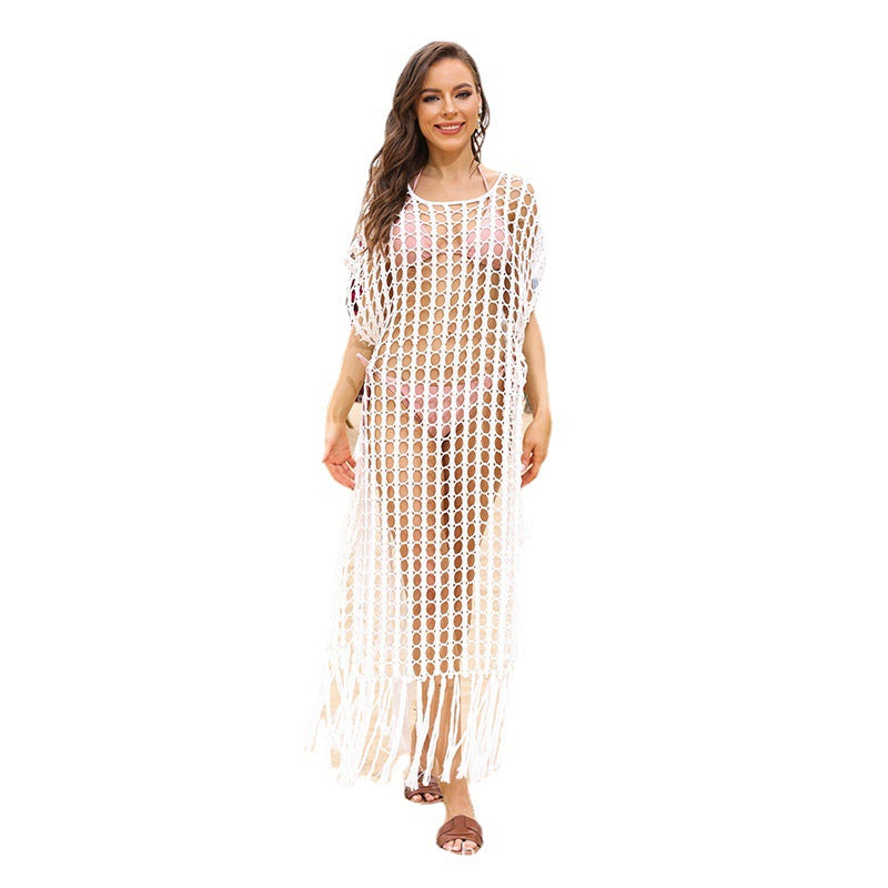 Damen elegantes Häkelkleid mit tiefem Ausschnitt Echo Archiv