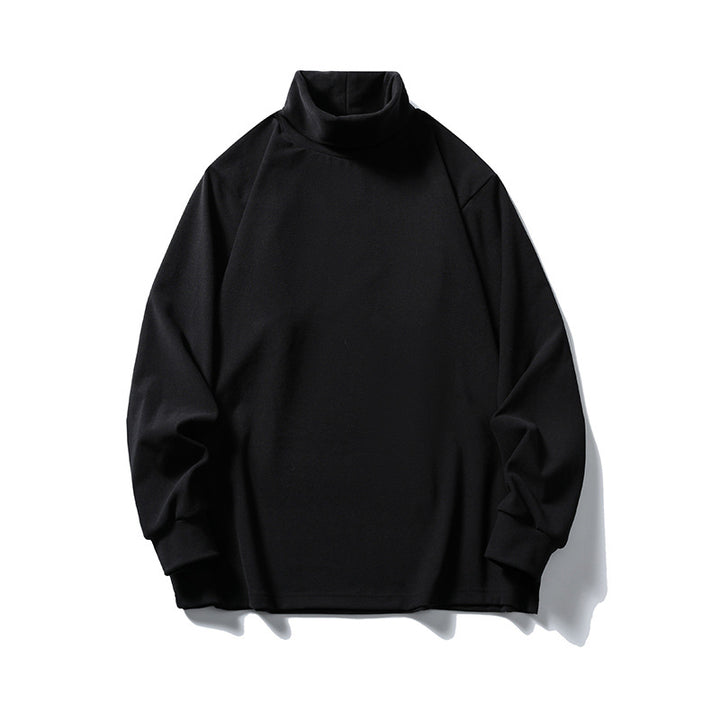 Unisex Oversize-Halbrollkragenpullover aus feinem Jersey mit Raglanärmeln und gerippten Bündchen Echo Archiv