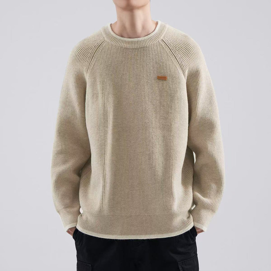 Herren Gemütlicher Strickpullover Echoarchiv