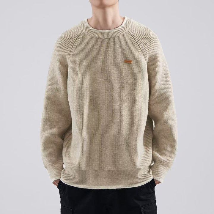 Herren Gemütlicher Strickpullover Echoarchiv