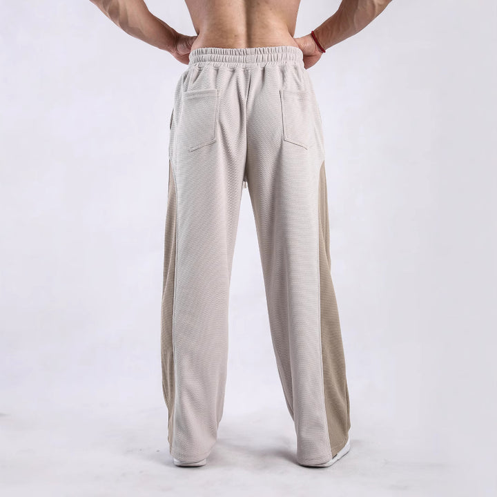 Herren Sportliche Freizeithose mit seitlichen Belüftungsöffnungen und elastischem Bund Echoarchiv
