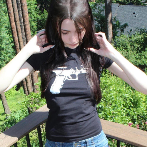 Damen Print-T-Shirt mit grafischem Design Echo Archiv