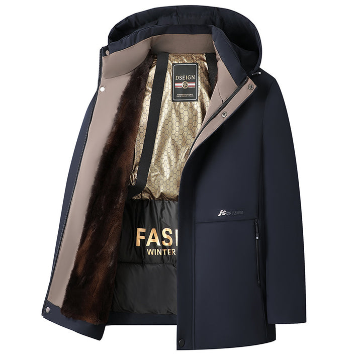 Damen Winterjacke mit abnehmbarer Kapuze Echo Archiv