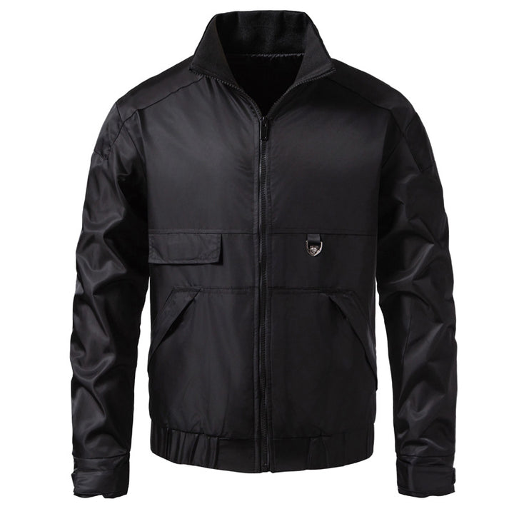 Herren wasserabweisender Utility-Blouson mit Stehkragen, Känguru‑ und Patten‑Taschen Echo Archiv