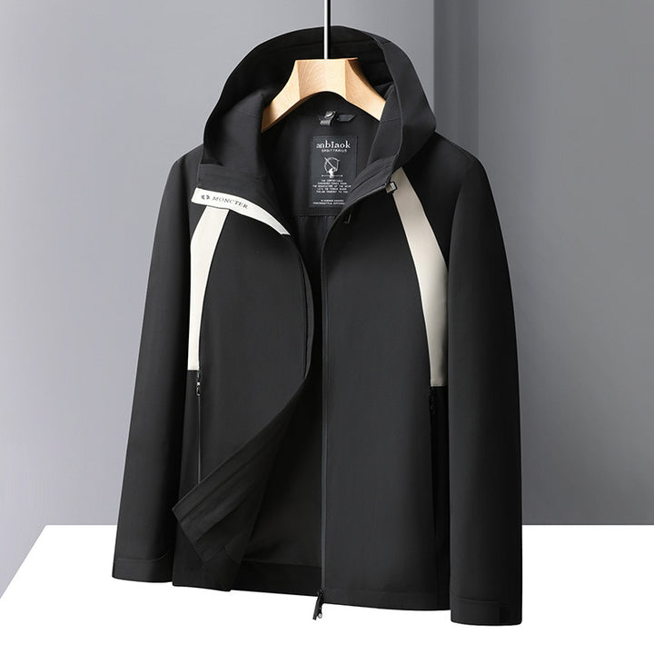 Herren multifunktionale Outdoor-Jacke mit abnehmbarer Kapuze Echoarchiv