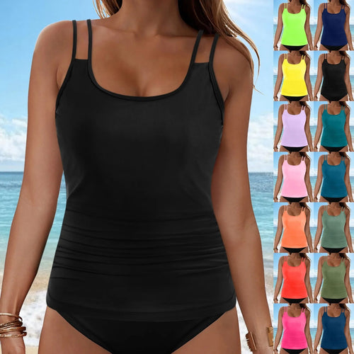 Damen Tankini-Oberteil mit modischem Rüschendesign Echo Archiv