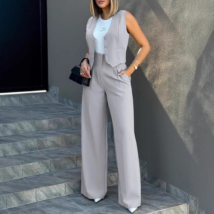 Damen Elegantes und Echoarchivrnes Zweiteiler Ensemble Echoarchiv