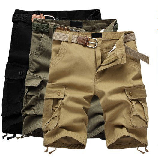 Herren Cargo-Shorts mit vielseitigen Taschen und verstellbarem Bund Echoarchiv