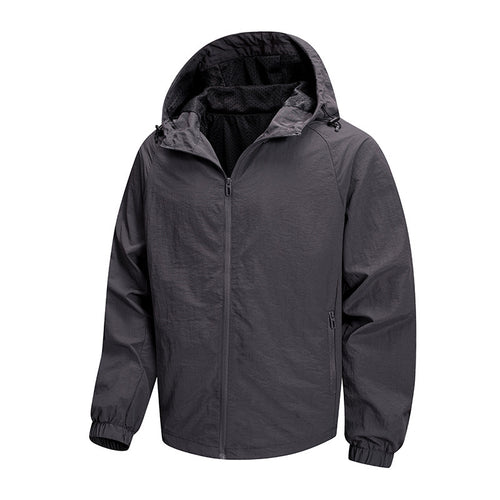 Herren Ultraleichte Packbare Kapuzenjacke mit atmungsaktivem Mesh‑Futter Echo Archiv