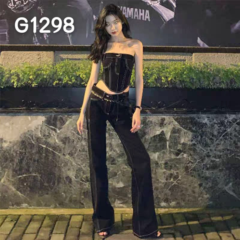 Damen Elegante Corsage-Bluse mit transparenten Ärmeln Echo Archiv