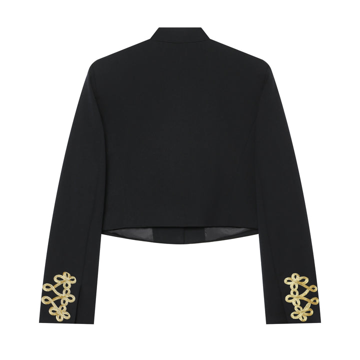 Damen Kurzjacke im Military‑Stil mit dekorativer Kordelstickerei Echo Archiv