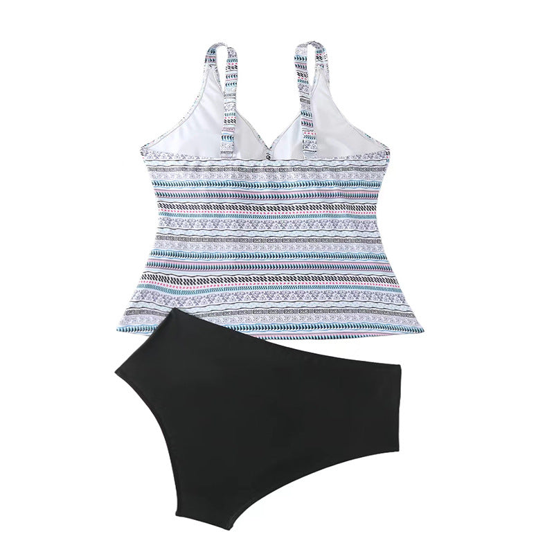 Damen Tankini-Set mit modischem Muster und komfortablem Schnitt Echo Archiv
