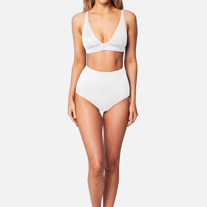 Damen Hochgeschnittener Bikini mit tiefem V-Ausschnitt Echo Archiv