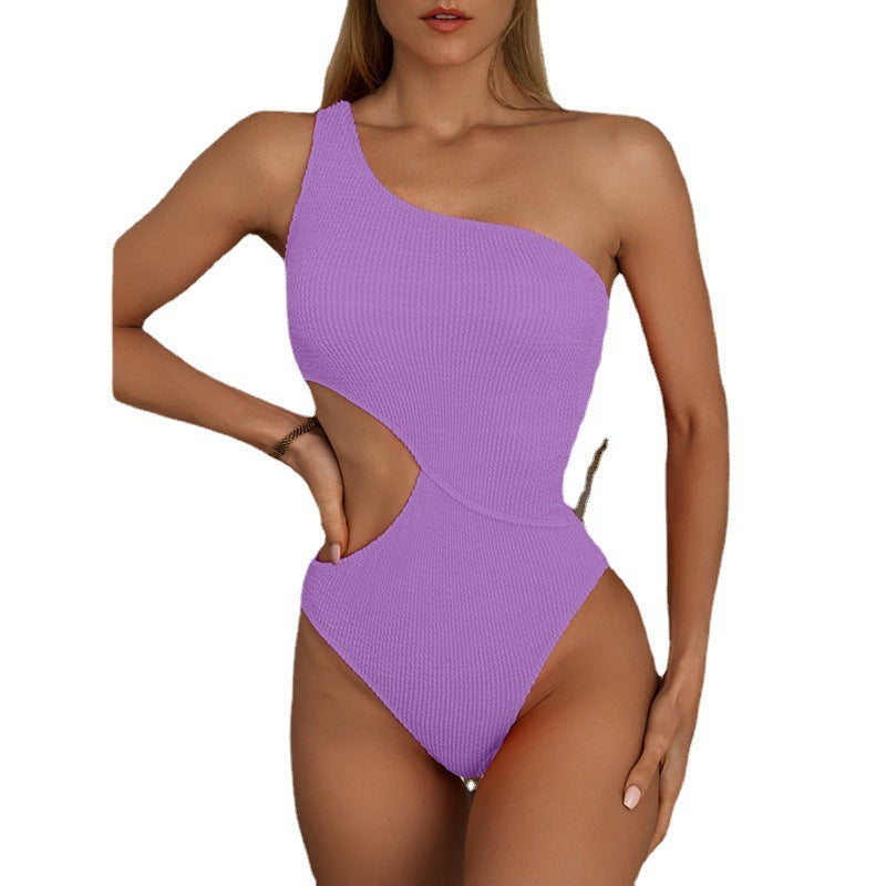 Damen Einseitiger Badeanzug mit raffiniertem Cut-Out Echo Archiv