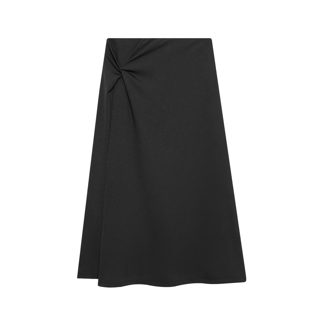 Damen Midirock mit Knotendetail und A-Linien-Schnitt Echoarchiv