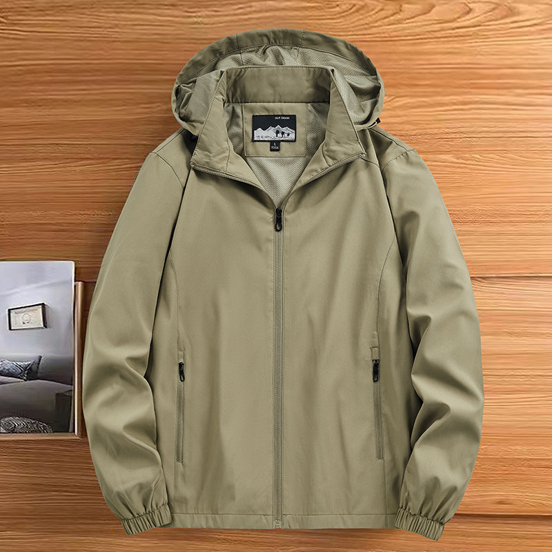 Herren praktische Windjacke Echo Archiv