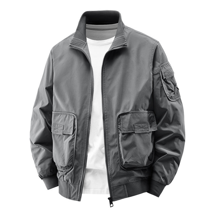 Herren praktische Bomberjacke mit Taschen Echo Archiv