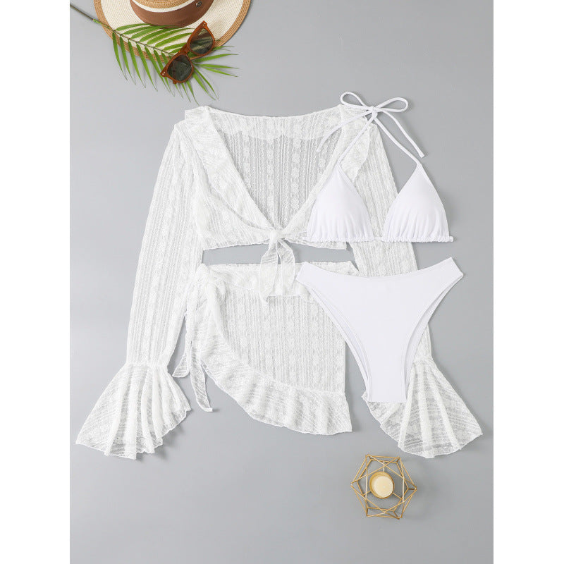 Damen Bikini-Set mit schickem Überwurf und verstellbaren Trägern Echo Archiv