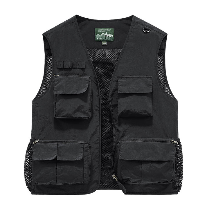 Herren Multifunktionale und atmungsaktive Outdoor-Weste Echo Archiv