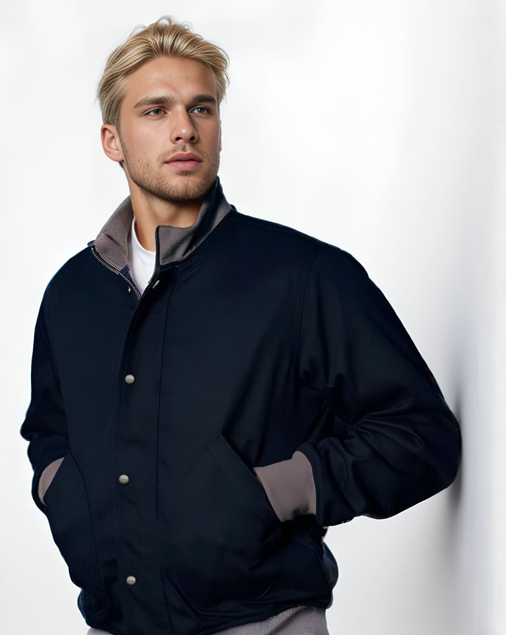Herren lässige Freizeitjacke mit funktionalen Taschen und modernem Kragen Echoarchiv