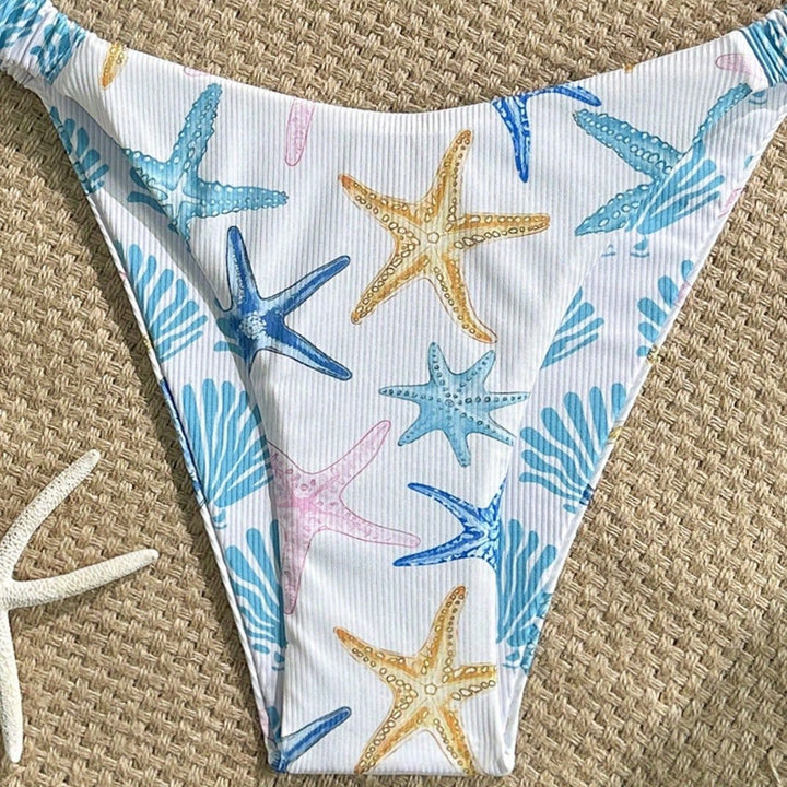 Damen Triangel-Bikini mit maritimem Sternenmotiv Echo Archiv