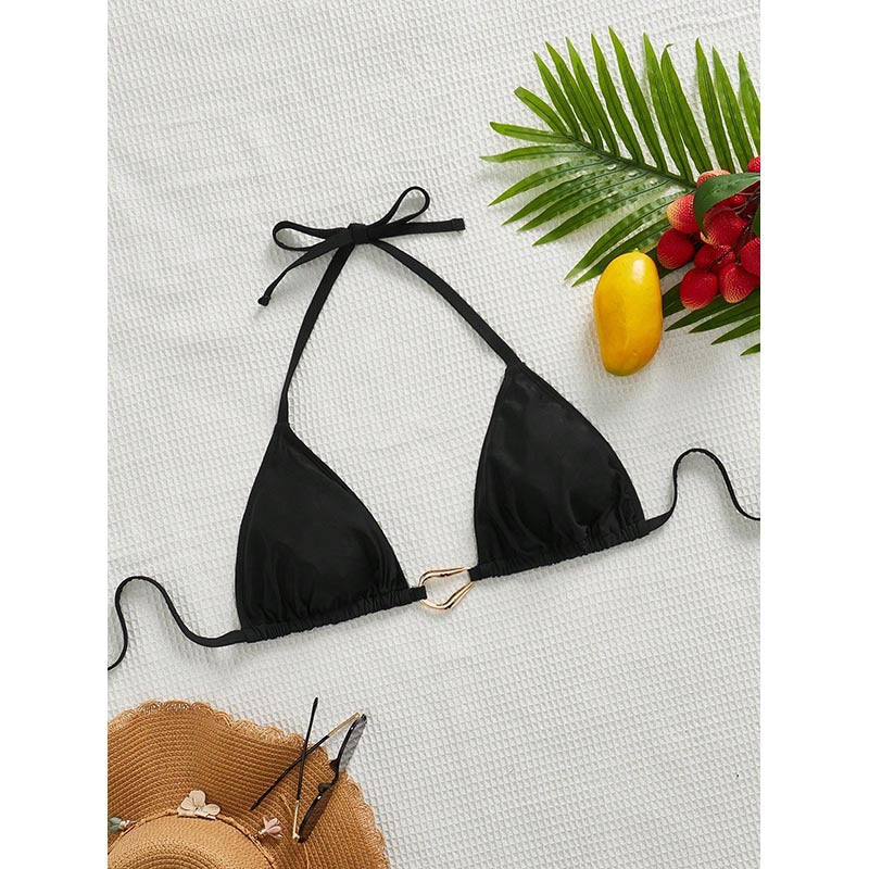 Damen Triangel-Bikini mit verstellbaren Trägern und eleganten Metallakzenten Echo Archiv