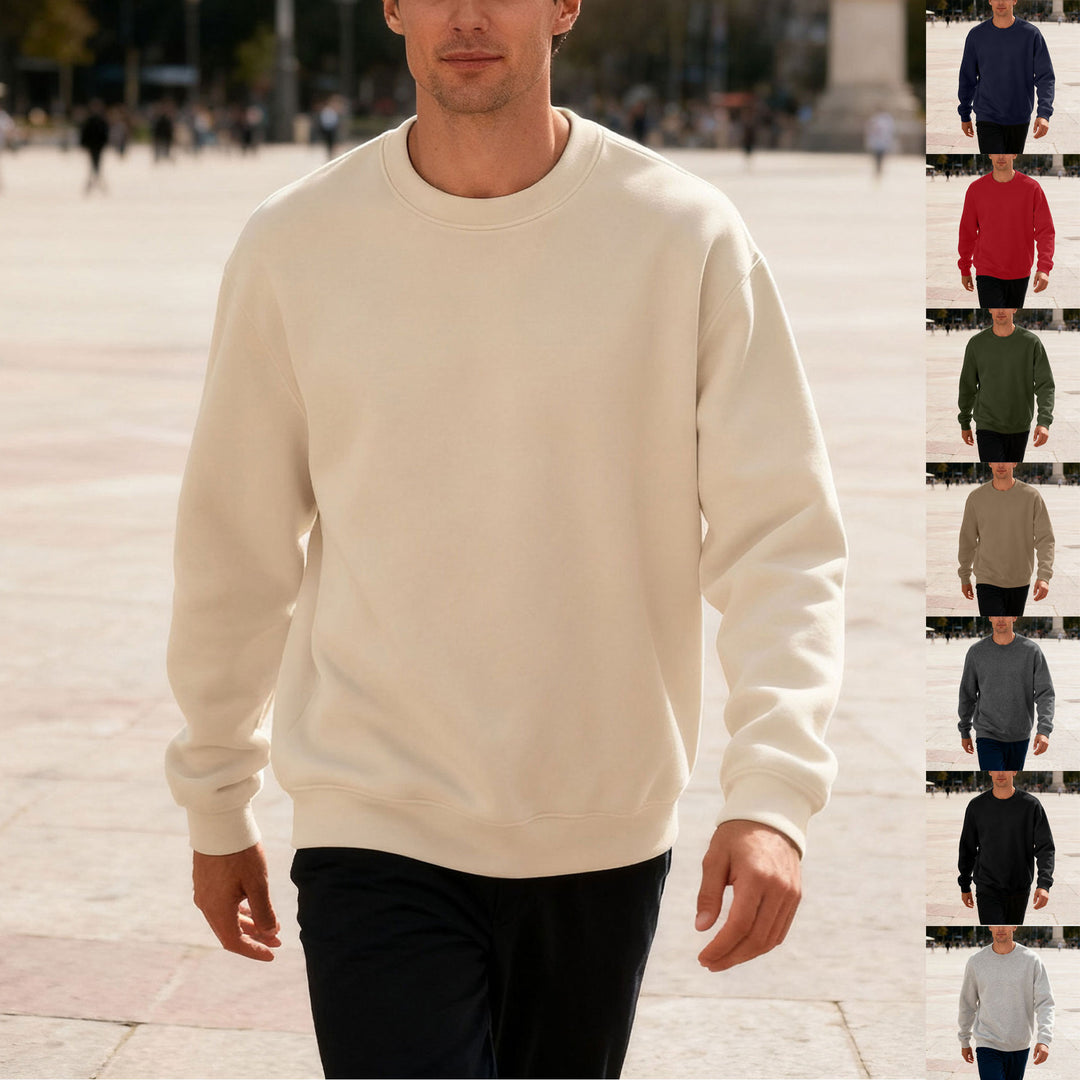 Herren bequemer Sweatshirt mit relaxed-fit Schnitt und elastischen Bündchen Echoarchiv