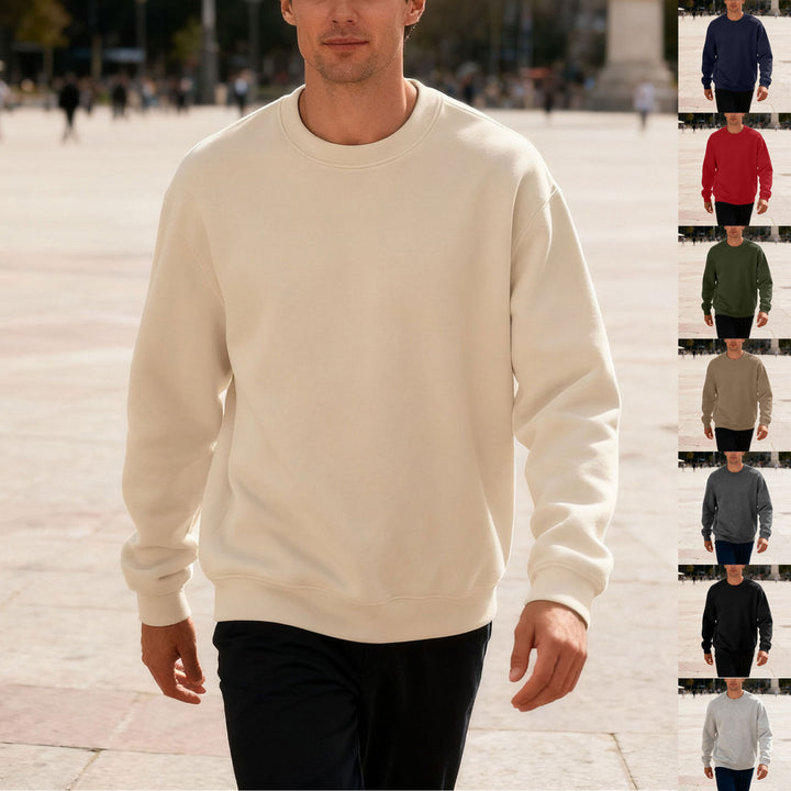 Herren bequemer Sweatshirt mit relaxed-fit Schnitt und elastischen Bündchen Echoarchiv