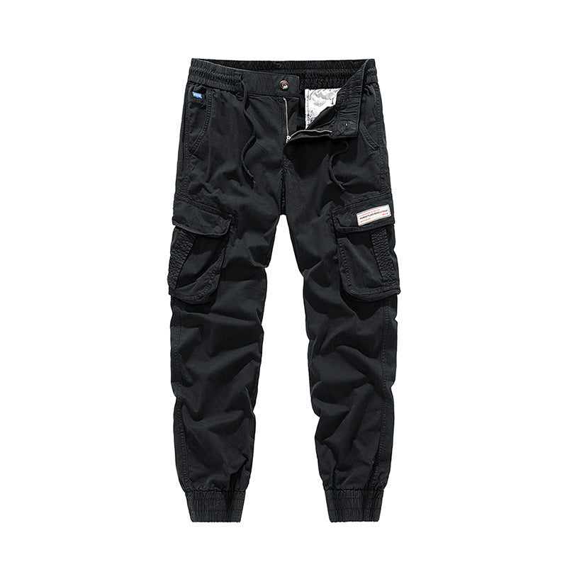 Herren Utility‑Cargo‑Jogger mit elastischem Komfortbund, Mehrfach‑Klappentaschen und gerippten Knöchelbündchen Echo Archiv