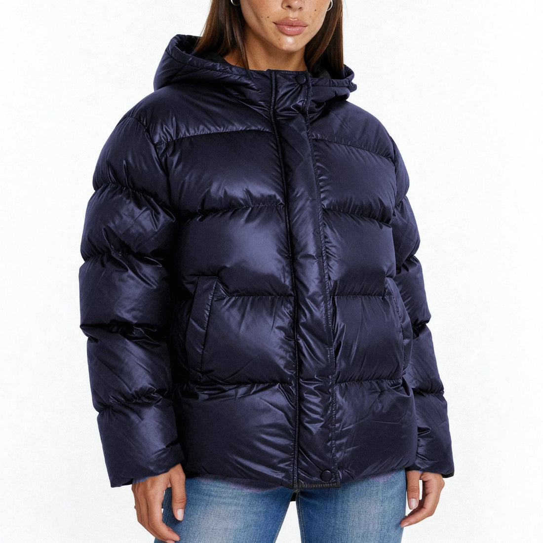 Damen Futuristische Daunenjacke – Célinea