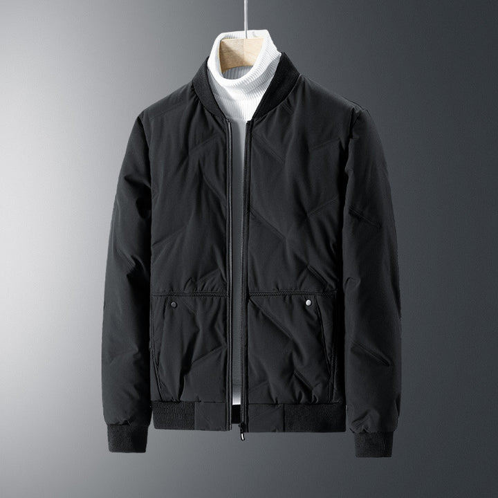 Herren Steppjacke mit elastischen Bündchen und praktischen Reißverschlusstaschen Echoarchiv