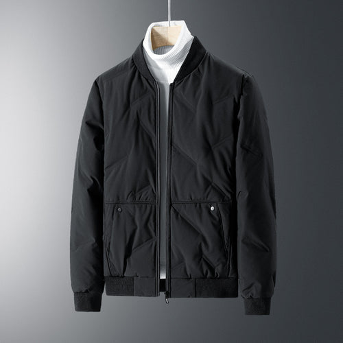 Herren Steppjacke mit elastischen Bündchen und praktischen Reißverschlusstaschen Echoarchiv