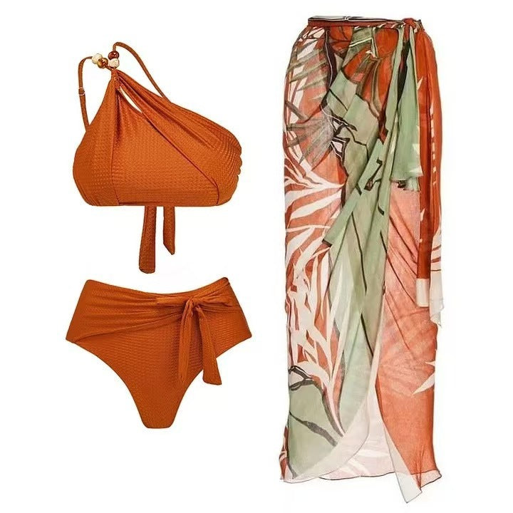 Damen Bikini-Set mit asymmetrischem Design und modischen Details Echo Archiv