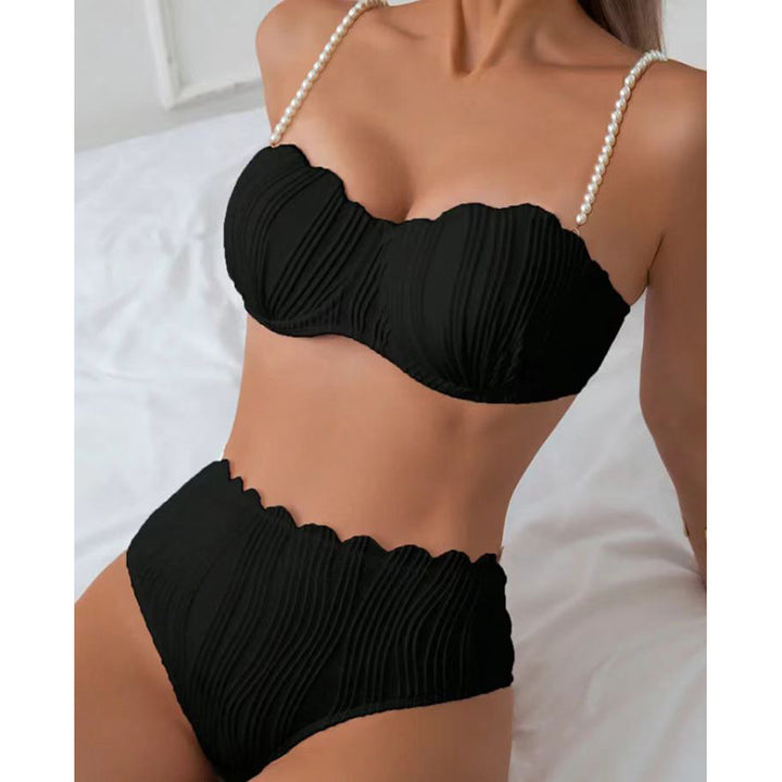Damen Hochwertiger Push-Up Bikini mit Skulptur-Rippdesign Echo Archiv