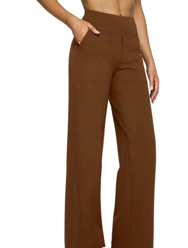 Damen Weitgeschnittene Lounge-Hose mit elastischem Bund Echoarchiv