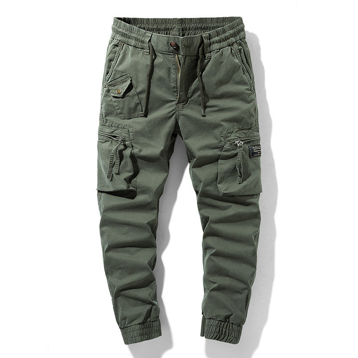Herren Cargohose mit elastischem Bund und multifunktionalen Taschen Echoarchiv