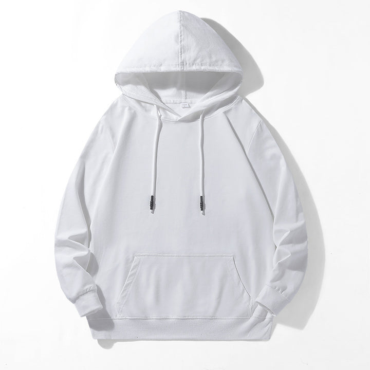 Unisex Oversize Kapuzenpullover aus schwerem Baumwollfleece mit Kängurutasche und verstellbarem Tunnelzug Echo Archiv