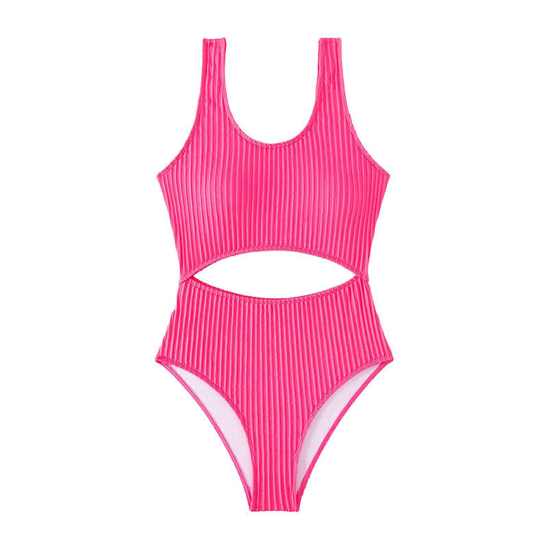 Damen Einteiler Badeanzug mit raffiniertem Cut-Out-Design und sportlichem Schnitt Echo Archiv