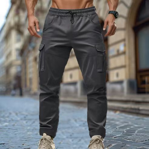 Herren Cargo-Hose mit elastischem Bund und praktischen Taschen Echoarchiv