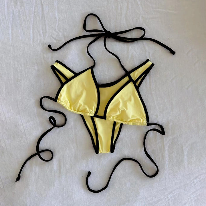 Damen Triangel-Bikini mit aufregendem Streifen-Design Echo Archiv