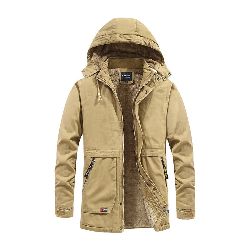 Herren Urbaner Fieldparka mit durchgehendem Teddyfleece‑Futter und Mehrfachtaschen Echo Archiv