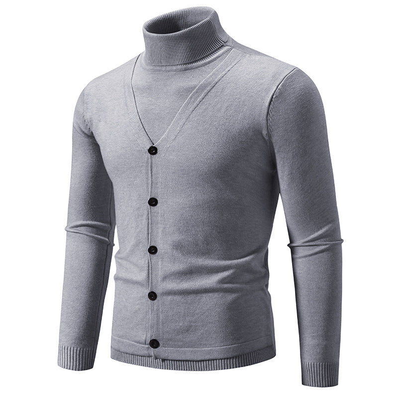 Herren eleganter und kuscheliger Rollkragenpullover Echoarchiv