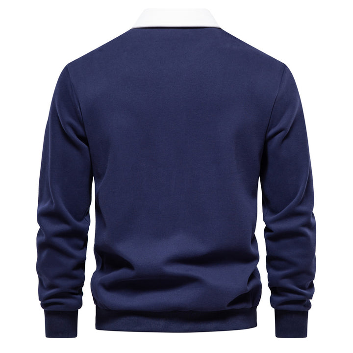 Herren Poloshirt mit kontrastierendem Kragen Echoarchiv
