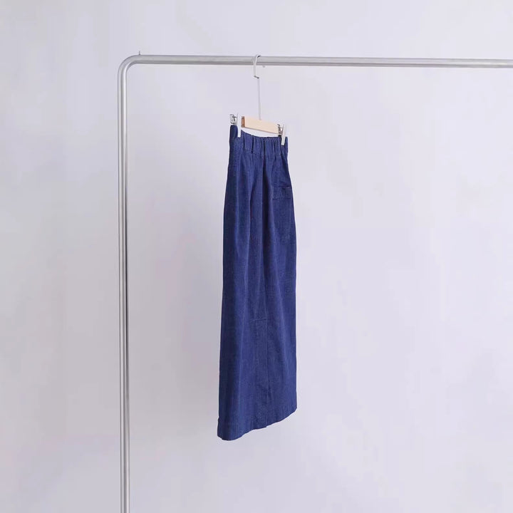 Damen Elegant geschnittener Midirock Echoarchiv