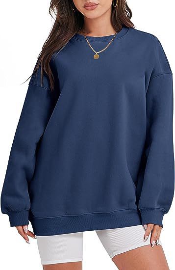 Damen nan extraweites Oversize-Sweatshirt mit überschnittener Schulter und angerautem Innenfutter Echo Archiv