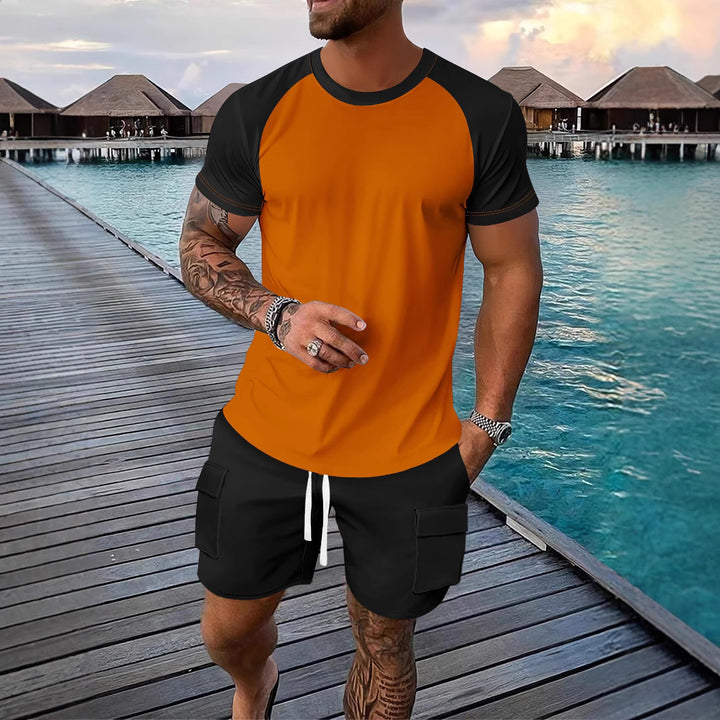 Herren Sport T-Shirt mit Raglanärmeln Echoarchiv