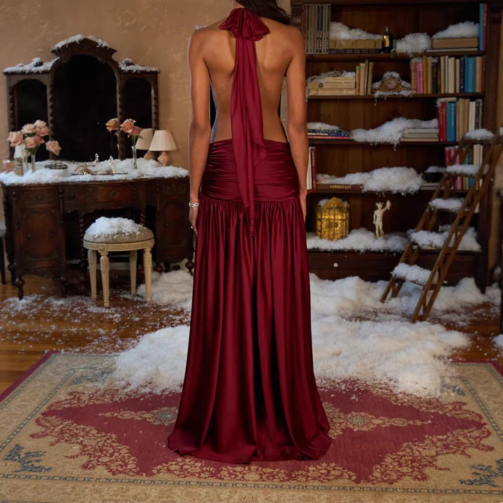Damen Elegantes Abendkleid mit Raffung Echo Archiv