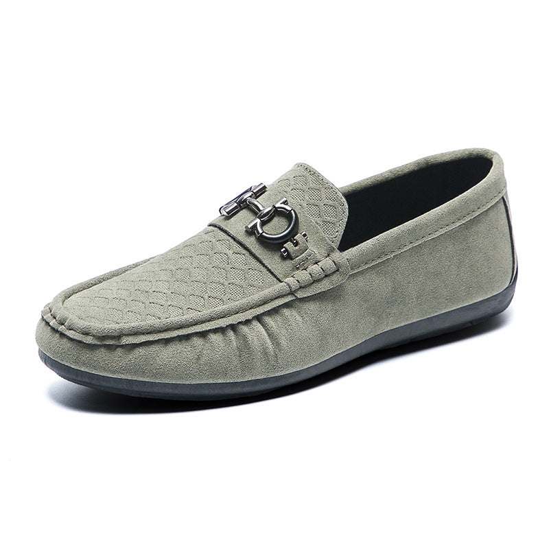 Herren Elegante Velours Mokassins Echo Archiv
