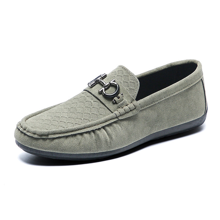 Herren Elegante Velours Mokassins Echo Archiv