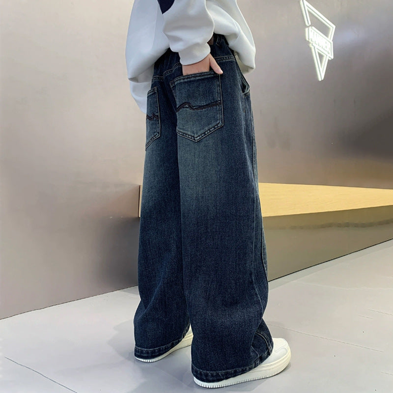 Herren lässige weite Denim-Jeans Echo Archiv